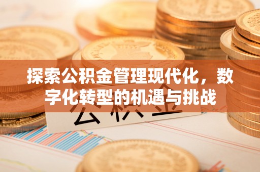会昌探索公积金管理现代化，数字化转型的机遇与挑战